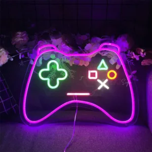 نيون يد تحكم – لوحة Gamepad المضيئة