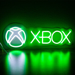 لوحة نيون XBOX – إضاءة الجيمرز الخضراء